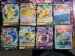 Pokemon TCG Jumbo Celebrations Binder 32 Card Lot Pikachu Charizard Dark Sylveon - Image 5