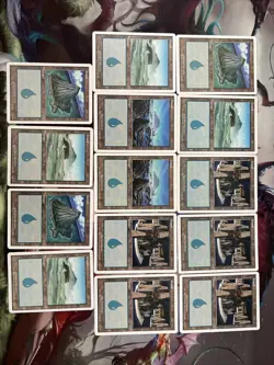 MTG Island (# 14) – 7th Edition Card White Boarder NM/LP - Image 1