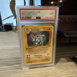 Machamp 1st Edition Holo PSA 9 Pokemon Card 1999 1st Edition #8/102 - Image 2