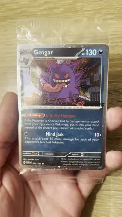 Gengar 050/088 EB Games Stamp Exclusive Cosmos Holo Promo Card English Sealed - Image 2