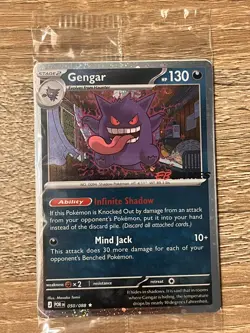 Gengar 050/088 EB Games Stamp Exclusive Cosmos Holo Promo Card English Sealed - Image 3