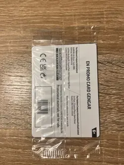 Gengar 050/088 EB Games Stamp Exclusive Cosmos Holo Promo Card English Sealed - Image 4