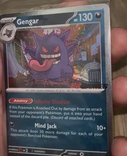 Gengar 050/088 EB Games Stamp Exclusive Cosmos Holo Promo Card English Sealed - Image 5