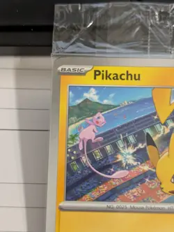 Pokemon TCG: 2024 Pikachu World Championship Pikachu 190 Promo (Factory Sealed) - Image 2