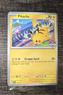 Pikachu 2024 World Championships SVP EN 190 Factory Sealed Promo - Image 1