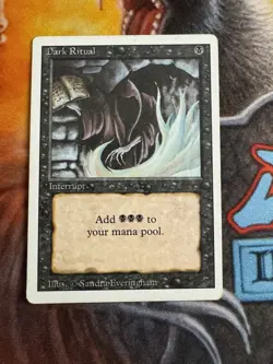 Dark Ritual Revised Edition Regular MP MTG Magic - Image 1