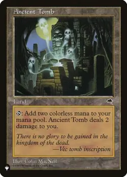 Ancient Tomb - Retro Frame The List NM MTG - Image 1
