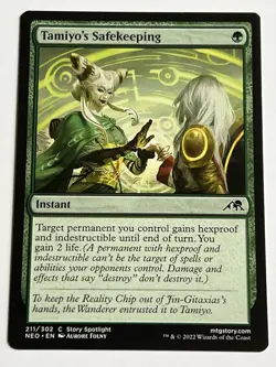 Tamiyos Safekeeping 211 MTG Kamigawa Neon Dynasty 2022 Near Mint Non Foil - Image 4