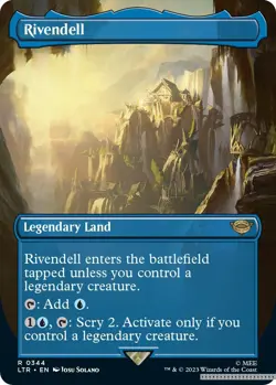 Rivendell (Borderless) [LTR - 344] - NM [Normal] TCG MTG - Image 1
