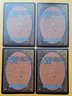 MtG foil Player Reward Lightning Bolt ×4 - NM/SP read description - Image 2