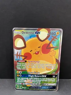 Dedenne GX 195a/214 Promo Holo Pokemon Card Alternate Art Promos - Image 1