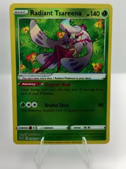 Pokemon Radiant Tsareena 016/195 Silver Tempest English NM - Image 1