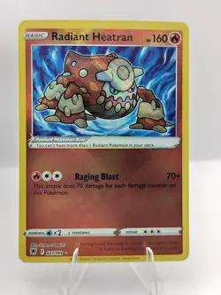 Pokemon Radiant Heatran 027/189 Astral Radiance English NM - Image 1