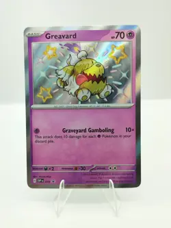 Pokemon Greavard Maschiff Black Star Promo 070/071 Paldean Fates English NM - Image 2