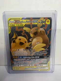 Raichu & Alolan Raichu GX 54/236 SM Unified Minds Pokemon TCG. NM Condition! - Image 1