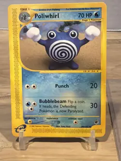 Poliwhirl 89/165 Expedition Base Set Regular Non Holo Pokemon Card - Image 2
