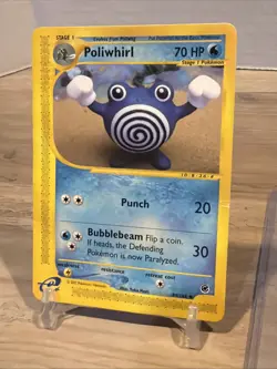 Poliwhirl 89/165 Expedition Base Set Regular Non Holo Pokemon Card - Image 3