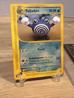 Poliwhirl 89/165 Expedition Base Set Regular Non Holo Pokemon Card - Image 4