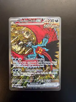 Pokemon Roaring Moon ex Prismatic Evolutions Rare Holo Basic 162/131 230 HP - Image 1