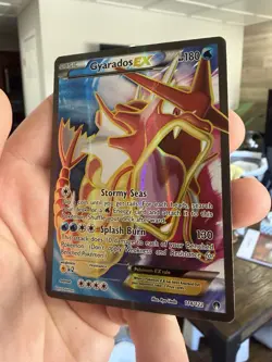 Gyarados EX 114/122 Full Art Ultra Rare XY BREAKpoint Pokemon Card DMG - Image 4