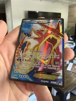 Gyarados EX 114/122 Full Art Ultra Rare XY BREAKpoint Pokemon Card DMG - Image 5