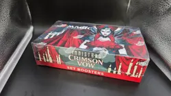 Magic: The Gathering MTG Crimson Vow Set Booster Box Factory Sealed! 630509994496 - Image 1