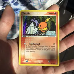 Torchic 66/100 Reverse Holo Pokemon EX Crystal Guardians -LP - Image 2