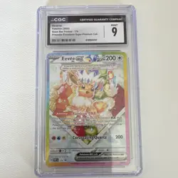 Pokemon TCG Eevee EX CGC 9 Holo Black Star Promo 174 Sv HP200 ATK200 - Image 1