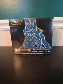 Pokemon Center ETB Mega Evolution Lucario Elite Trainer Box - Image 1