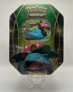 (403001) Pokemon 2014 Venusaur EX Power Trio Collectors Tin - Factory Sealed - Image 1