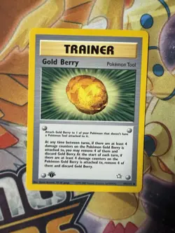 Pokemon TCG 1st Edition Gold Berry 93/111 - Neo Genesis - Near Mint - Image 1