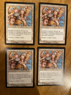 MTG: MARTYR'S CAUSE X4 MP Urza's Legacy UNCOMMON Playset - Image 1