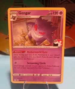 Gengar 066 Prize Pack Series 3 Pokemon Play! Stamp Promo 2023 Mint Condition - Image 1