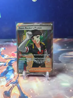 Pokemon TCG Destined Rivals Proton #227/182 Full Art Trainer - Image 1
