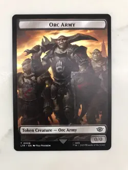 Orc Army Token 0006 MTG Magic Gathering Card NM Near Mint Lord Rings LTR - Image 1