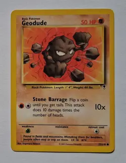 Pokemon - Geodude - Legendary Collection 77/110 - Common - NM - Image 1