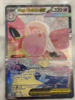 Mega Clefable ex 119/88 Special Illustration Rare SIR Pokemon Perfect Order NM - Image 1