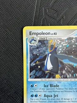 Pokemon TCG *SWIRL* Empoleon 4/130 Diamond and Pearl Holo (English) - NM(-) - Image 5