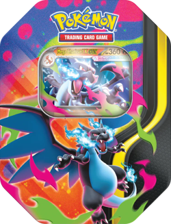 POKEMON - MEGA CHARIZARD TIN - MEGA CHARIZARD X EX - Image 1