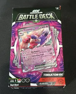Pokemon TCG Tinkaton EX Battle Deck New Sealed - Image 1