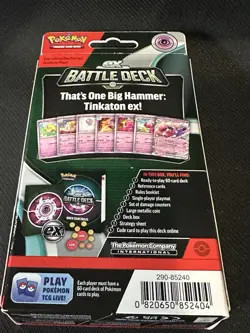 Pokemon TCG Tinkaton EX Battle Deck New Sealed - Image 3