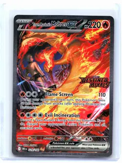 2025 Pokemon—Team Rocket's Moltres ex (Destined Rivals Stamp) #229/182 MCAP - Image 1