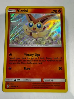 Pokemon Victini Holo Rare 26/236 Unified Minds - Image 1