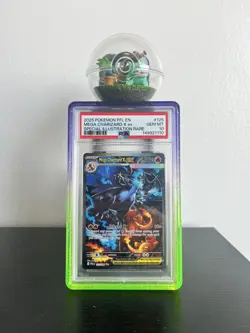 Pokemon 2025 Mega Charizard X ex 125/094 SIR Phantasmal Flames GEM MINT PSA 10 - Image 1