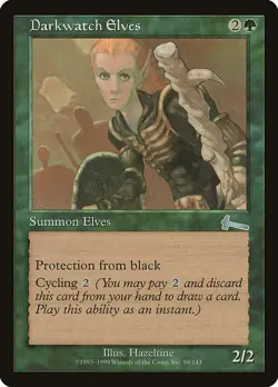 MTG Urza's Legacy --- DARKWATCH ELVES --- Uncommon! NM! Magic the Gathering! - Image 3