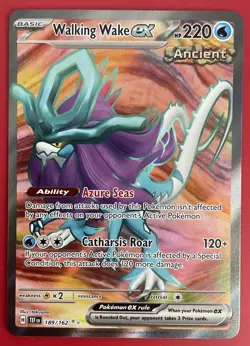 Pokemon Walking Wake EX 189/162 - Temporal Forces Ultra Rare (Pack Fresh) - Image 3