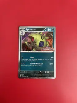 Pokemon Tyranitar 135/193 - Paldea Premium Collection Promo Holo (Stamped) - Image 2