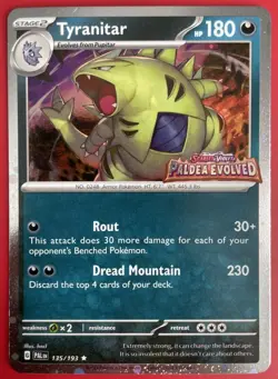 Pokemon Tyranitar 135/193 - Paldea Premium Collection Promo Holo (Stamped) - Image 3