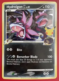Pokemon Hydreigon C SWSH138 - Celebrations Black Star Promo (Pack Fresh) - Image 3