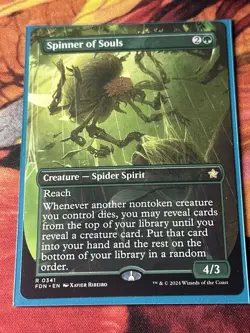 MTG Spinner of Souls (Extended Art) [Foundations] - Image 1
